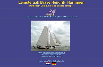 De Site van Minse Dykstra over BraveHendrik