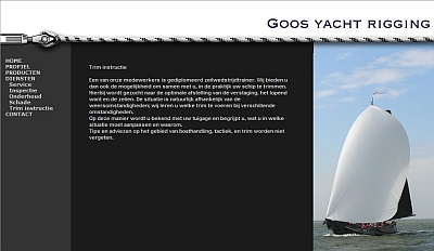 Trim het schip door Goos