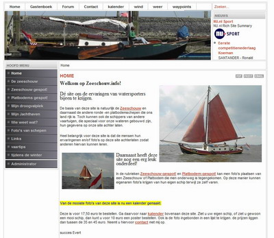 Leuke site van zeeschouw met veel info en mooie links