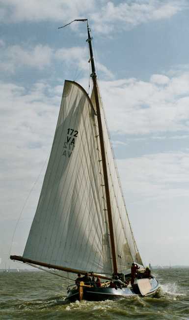 ZA1 op IJsselmeer richting Lemmer
