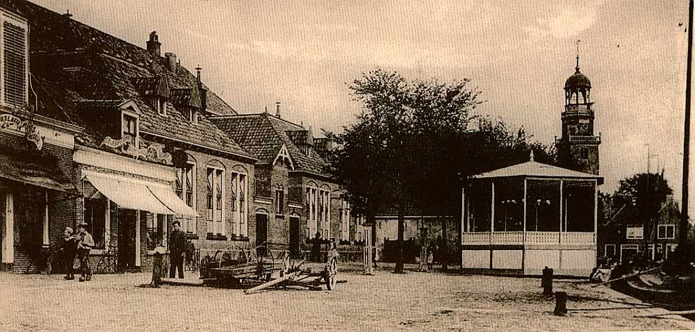 korte streek met oude technische school