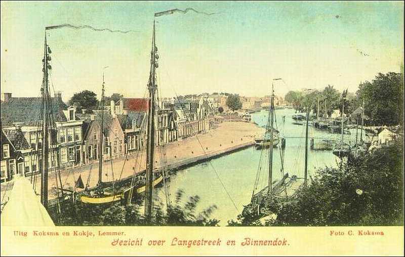 Ingekleurde Lange streek