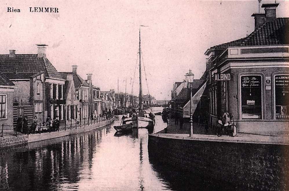 Vissershburen lemmer toen nog een klein Veneti&euml;