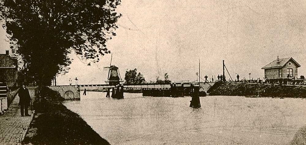 Tram spoor brug Lemmer