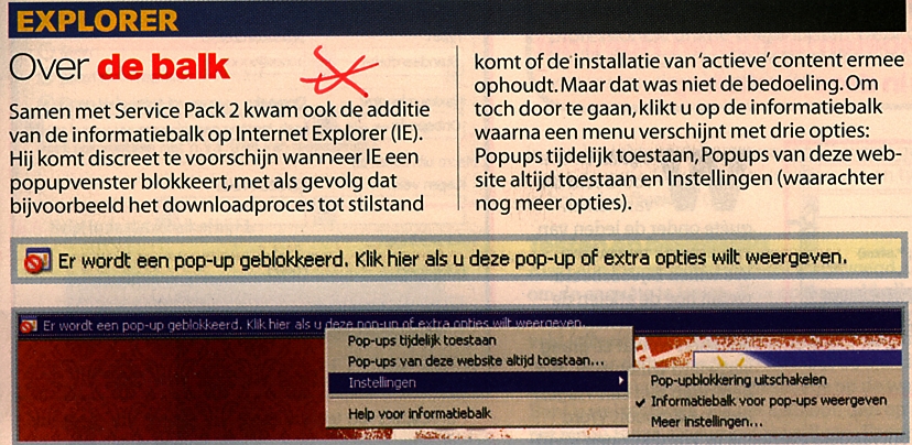 Tip van Computer idee