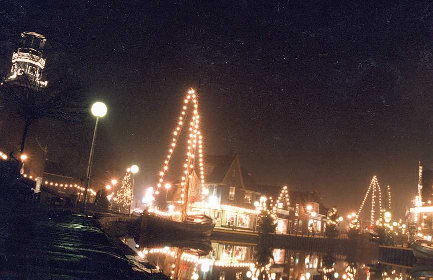 Veel gruis in dit verlichte plaatje van Lemmer