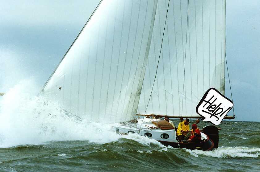 De Wrotter op weg naar Urk