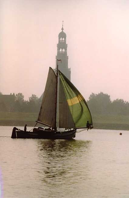 WD met spinaker,moet niet gekker worden
