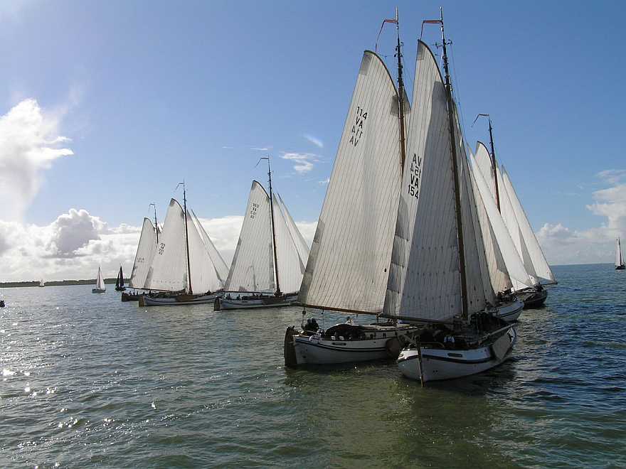 Het geluk was dat de wind er helemaal uitviel