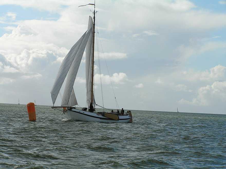 Wel mooi door de finish Thijs