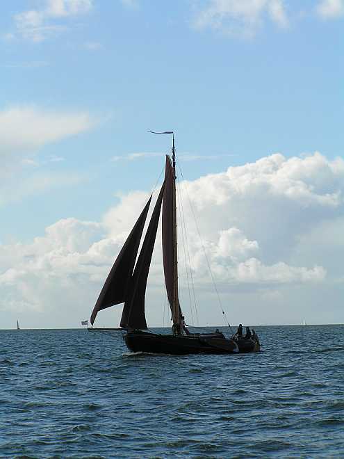 De tovenaar kan naar de haven