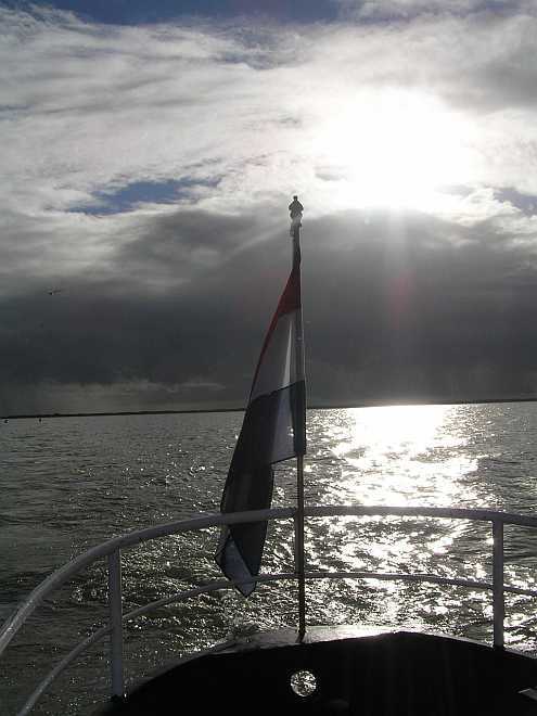 Neerlands zicht over IJsselmeer 2 oktober 2005