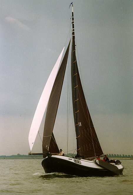 Rinus op voordek