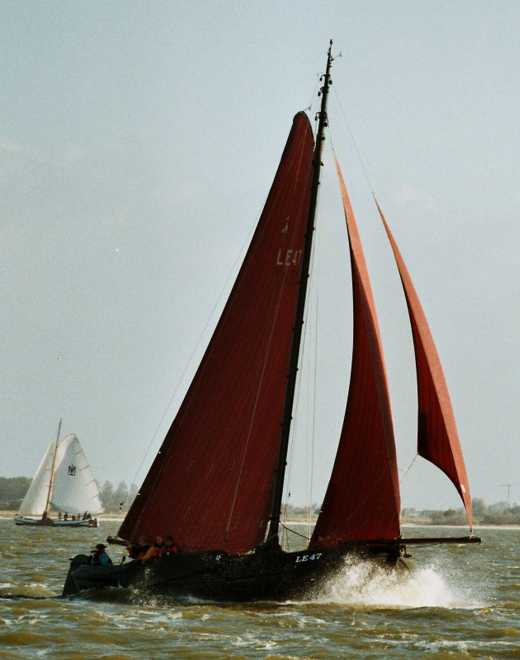 LE47 gejaagd door de wind