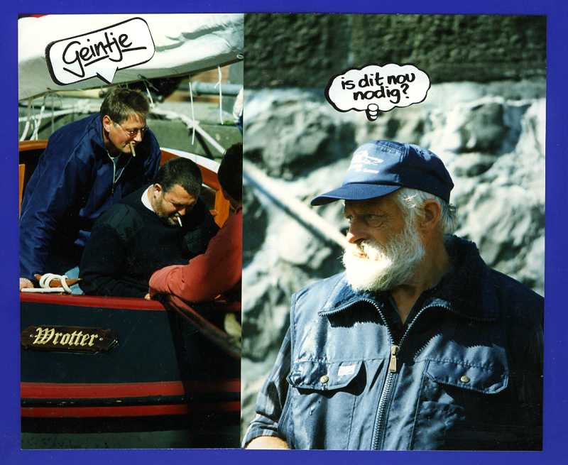 Niet gooien maar vast binden op een stok die sigaar